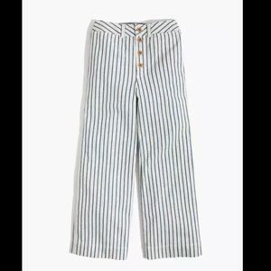 MADEWELL EMMETT WIDE-LEG CROPPED PANT